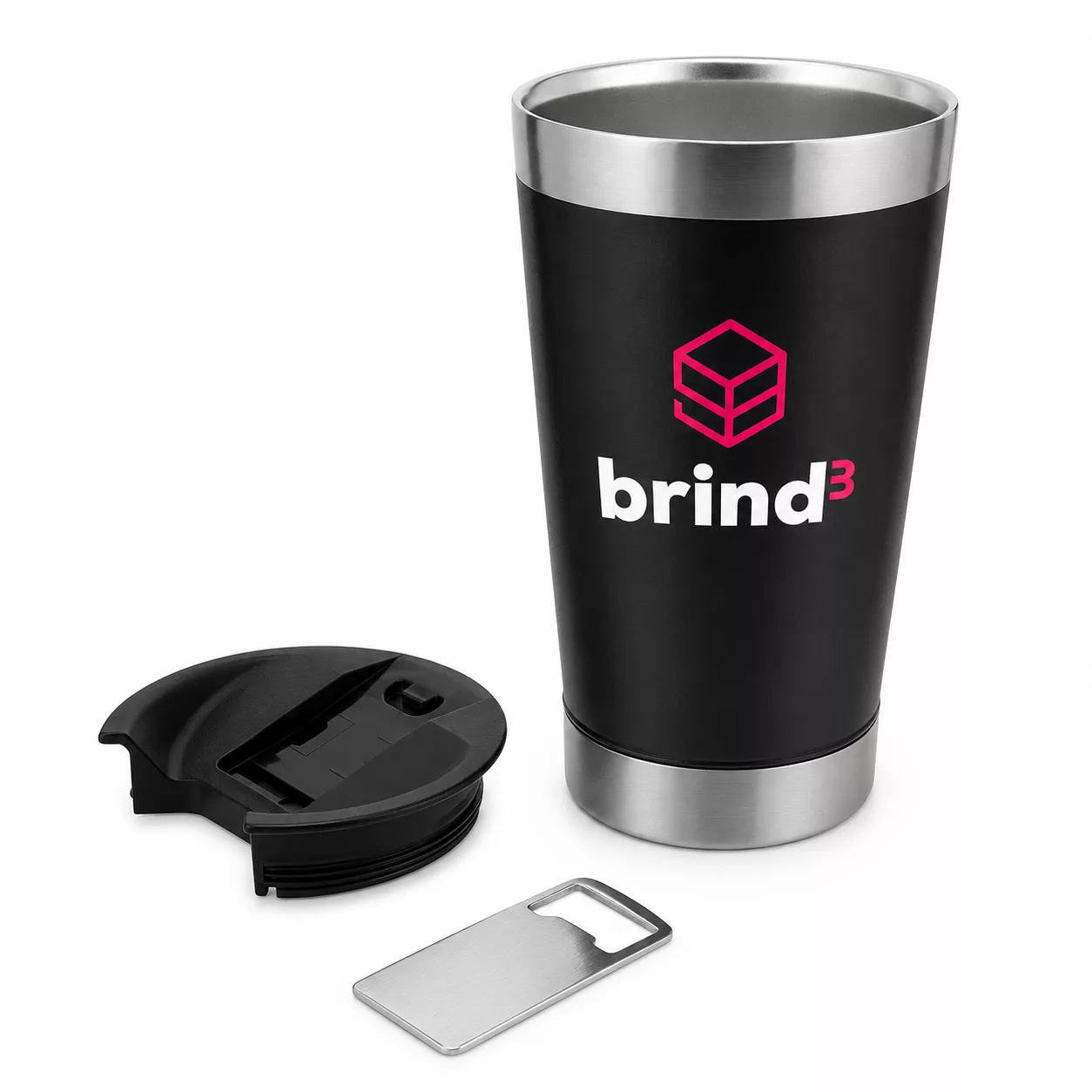 Copo Térmico Com Abridor e Tampa 473ml