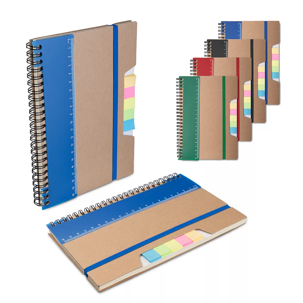 Caderno A5 com Capa em Papel Kraft e Acessórios