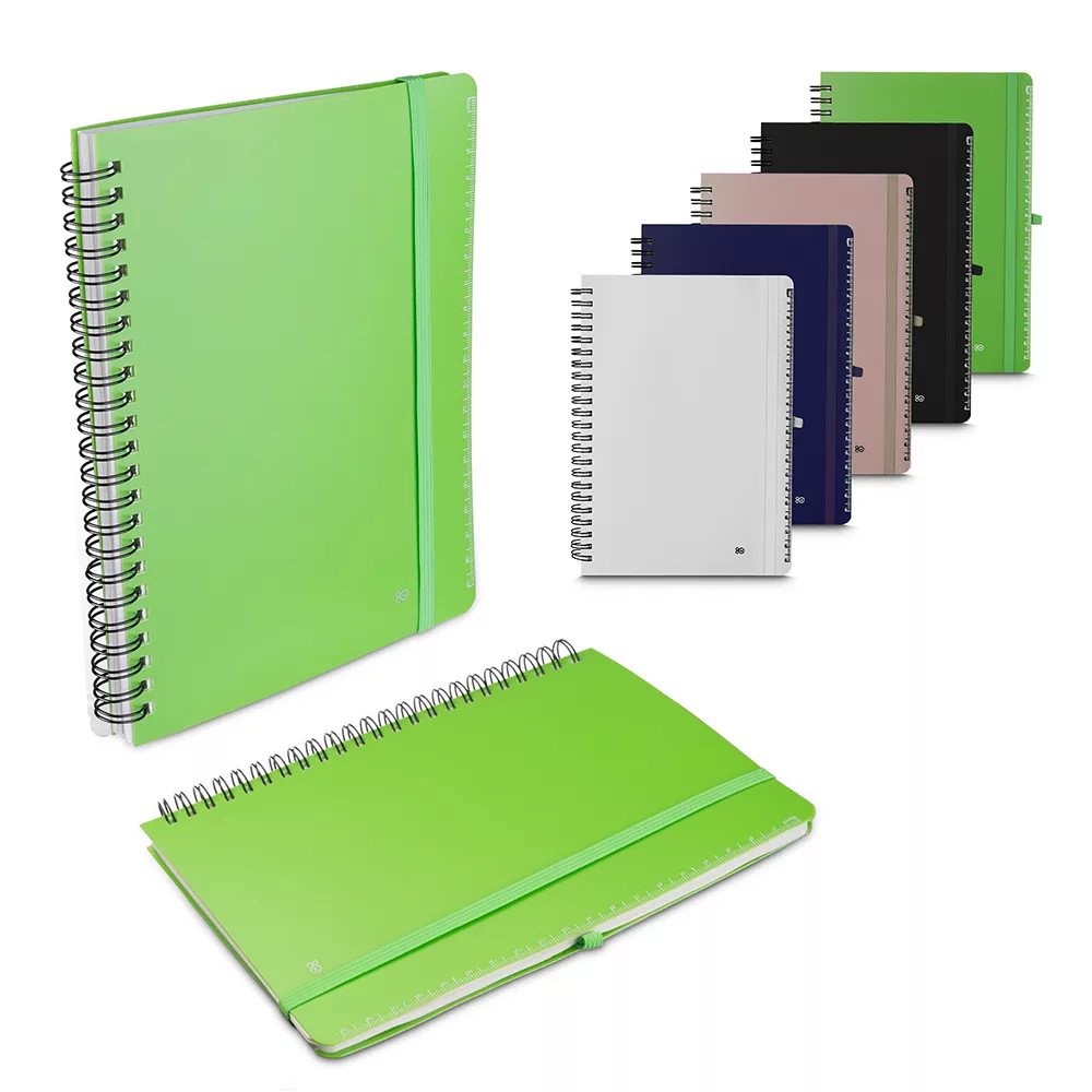 Caderno A5 de Anotações em PP Reciclável