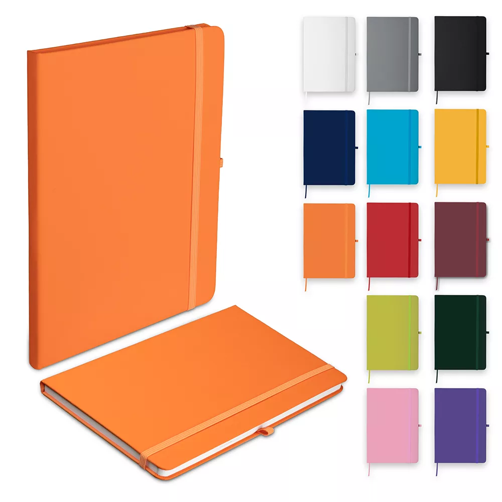 Caderno A5 Capa Dura em PU com Elástico