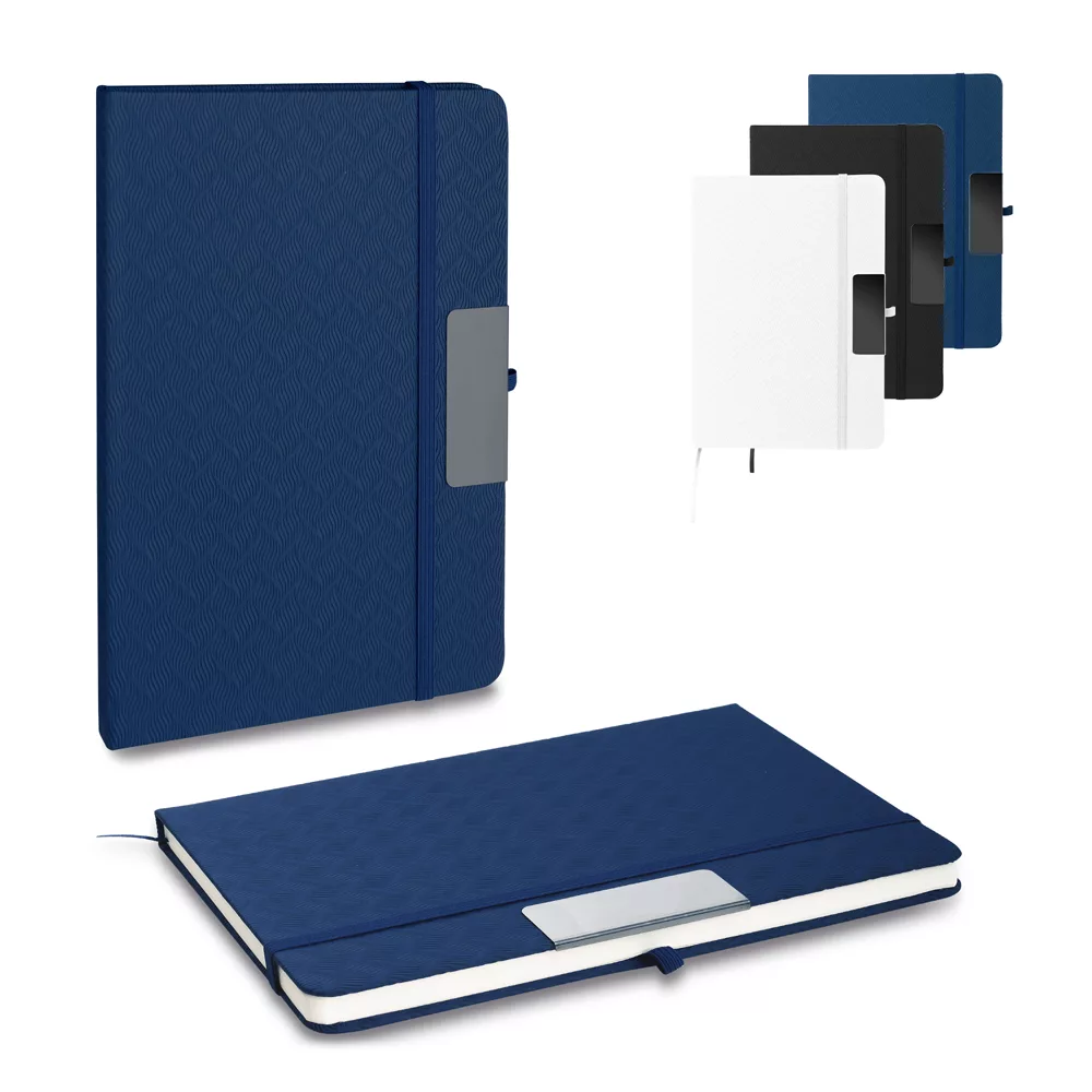 Caderno A5 em PU com Fechamento Elástico
