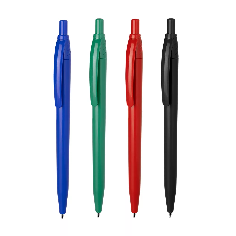 Caneta Esferográfica Plástica Retrátil Azul