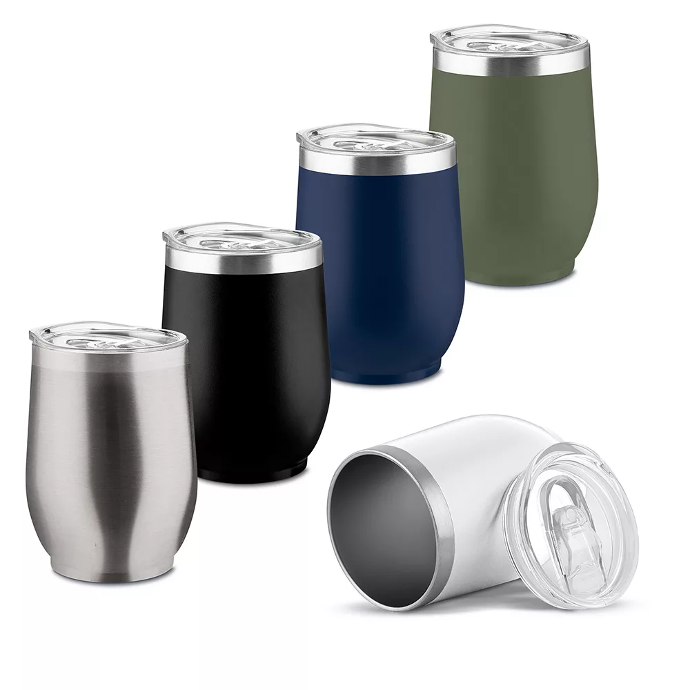 Copo Térmico em Aço Inox com Tampa de Vedação