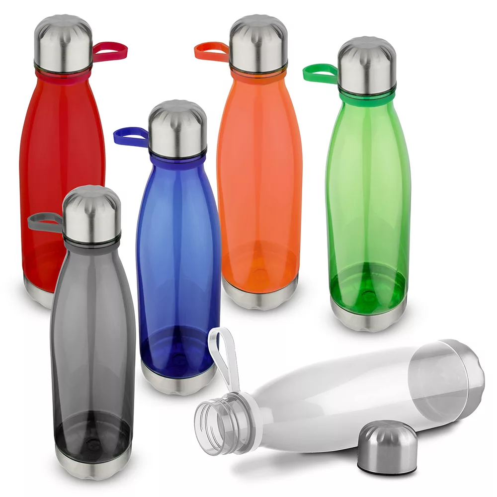 Garrafa PET 700ml com Alça Flexível em Silicone
