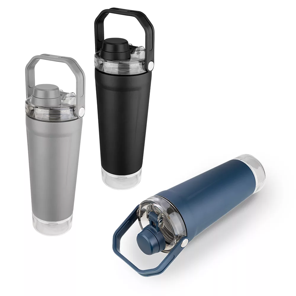 Garrafa Térmica Inox 700ml com Compartimento