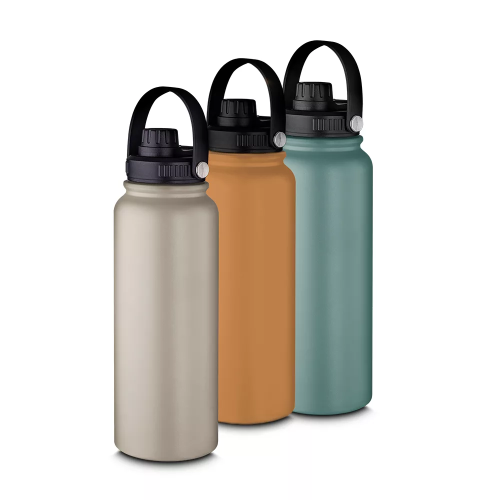 Garrafa Térmica em Aço Inox com Isolamento a Vácuo
