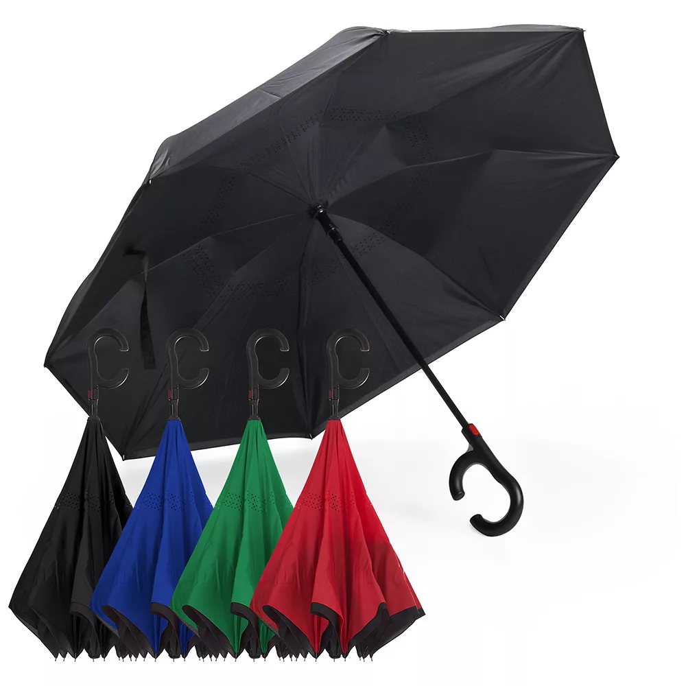 Guarda-Chuva Invertido com Cabo C e Abertura Automática