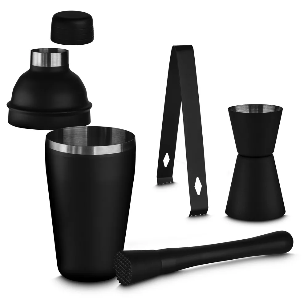 Kit Coqueteleira em Aço Inox com 500ml