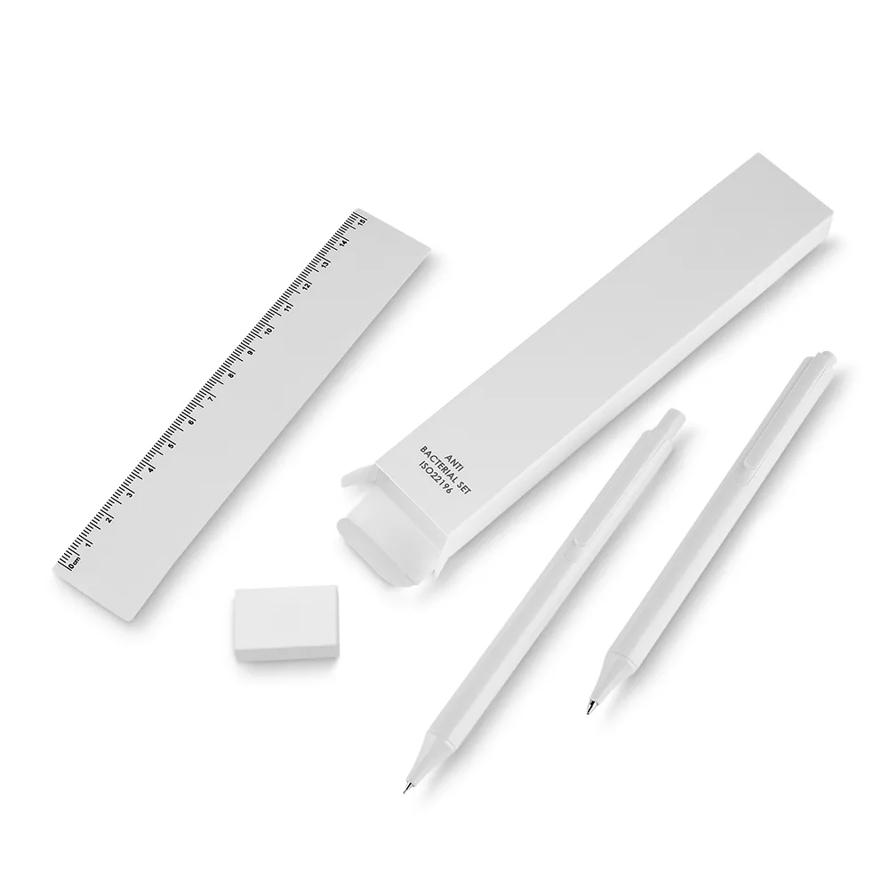 Kit Escritório Antibacteriano com Caneta e Lapiseira