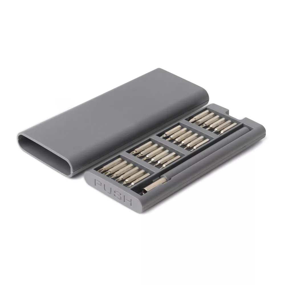 Kit de Ferramentas em Plástico ABS com 24 Pontas em Aço Inox