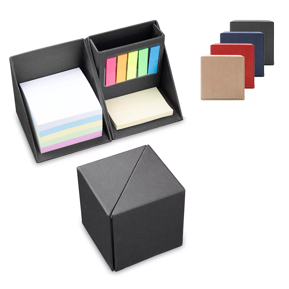 Mini Caderno Cubo em Papelão Reciclado