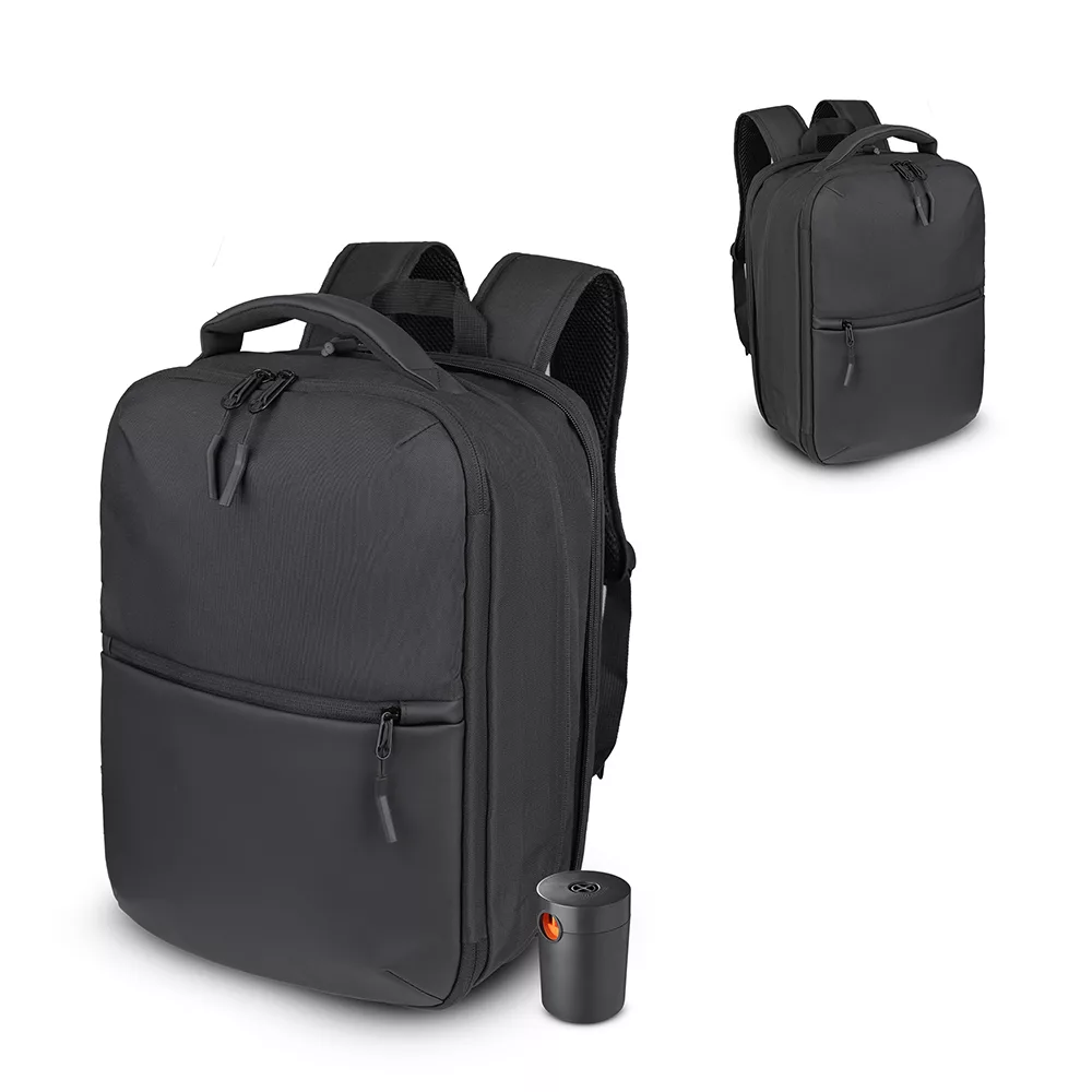 Mochila Premium em Poliéster 600D com Compartimento a Vácuo