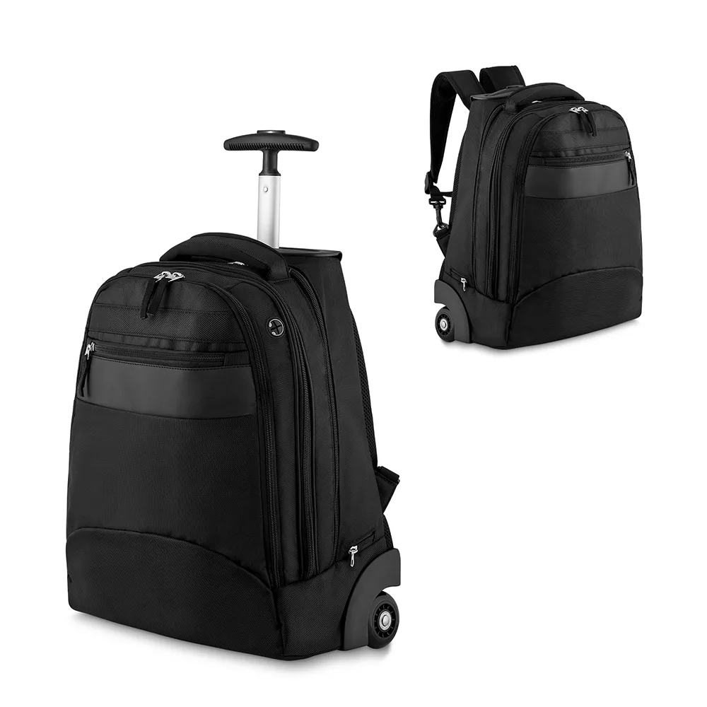 Mochila Executiva com Rodinhas em Poliéster 1680D