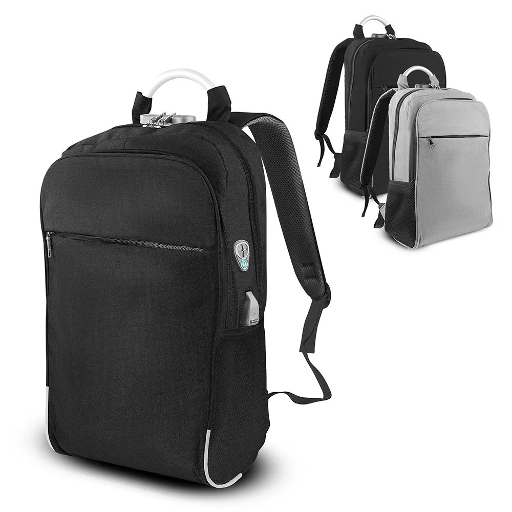 Mochila Antifurto para Notebook em Poliéster 300D