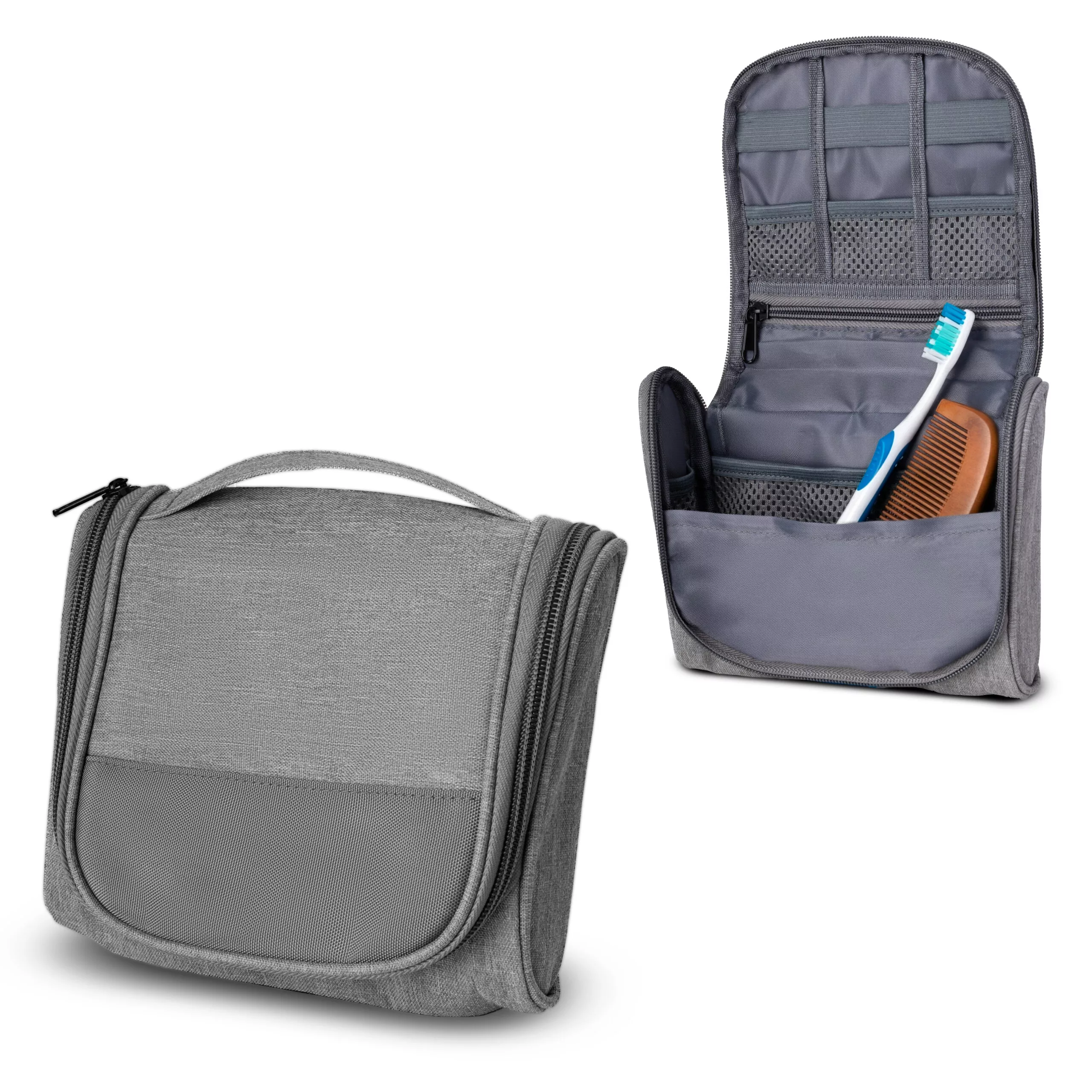 Necessaire em Poliéster 300D com Divisórias Internas
