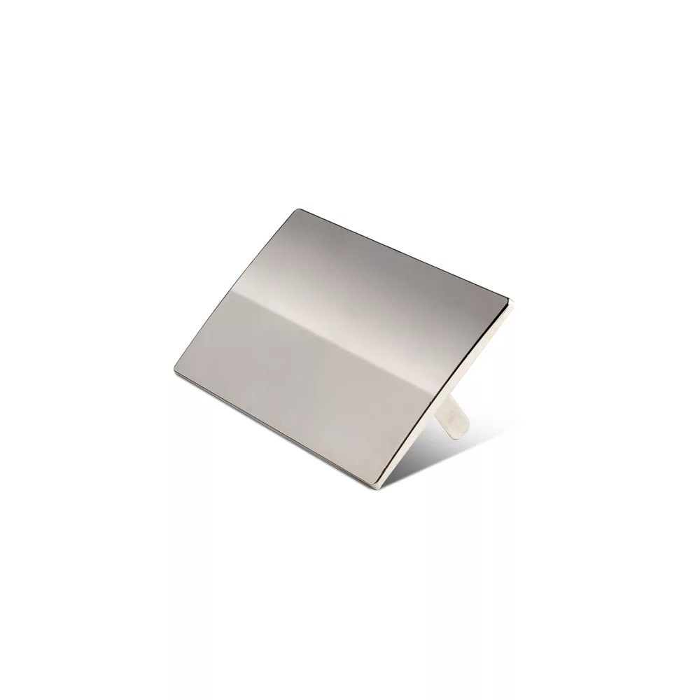 Placa de Inox para Gravação em Mochilas e Malas