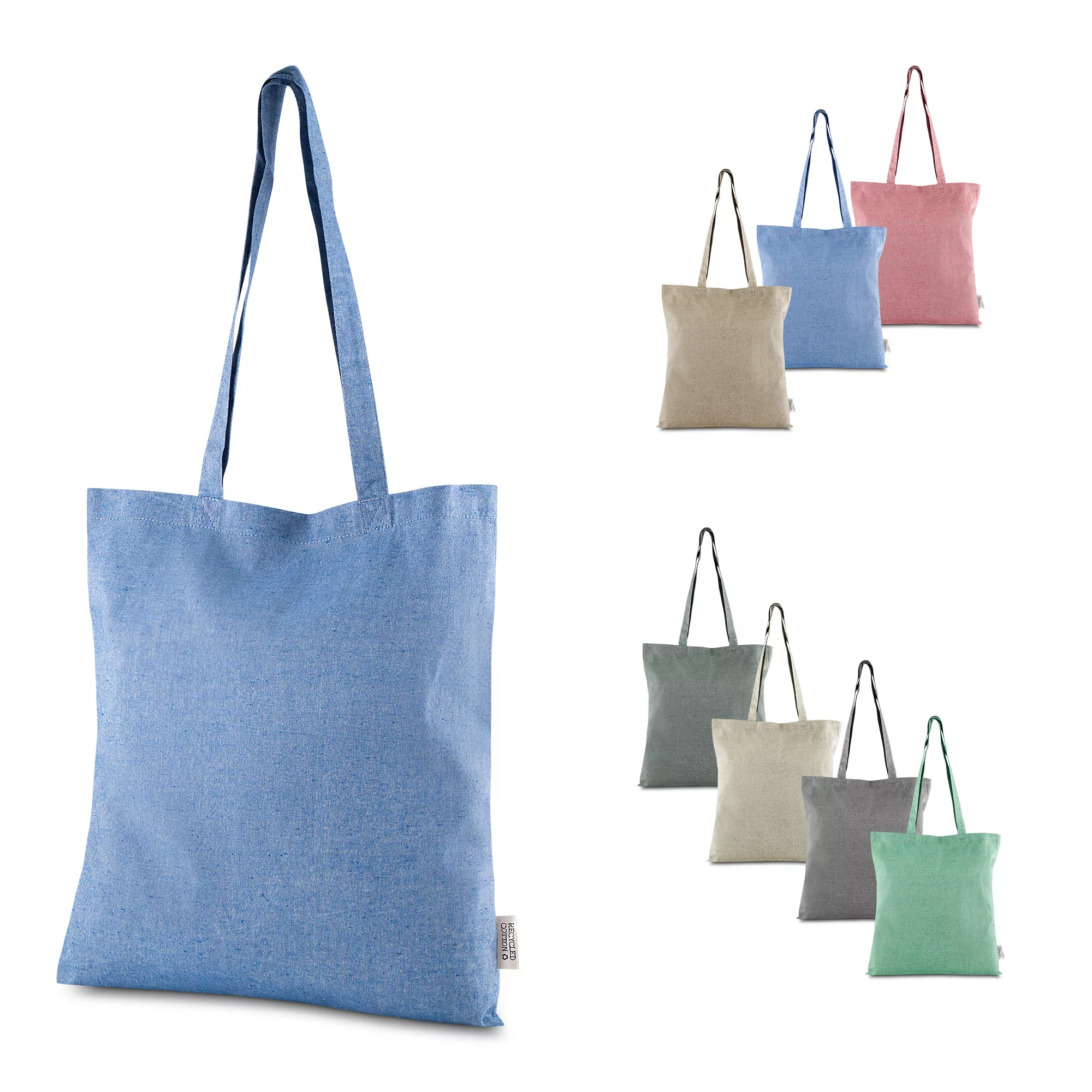 Sacola de Algodão Reciclado 140g/m² 42x38cm