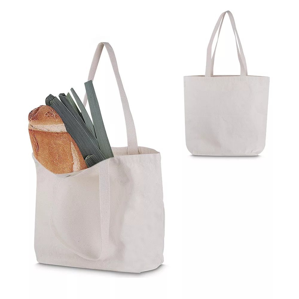 Sacola em Algodão Cru 280g/m² com Alça 29cm