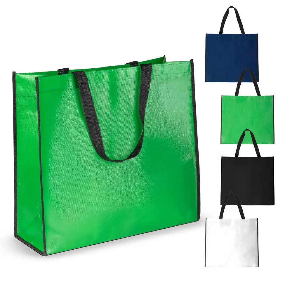 Sacola em TNT Laminado 120g/m² com Alça de 47cm