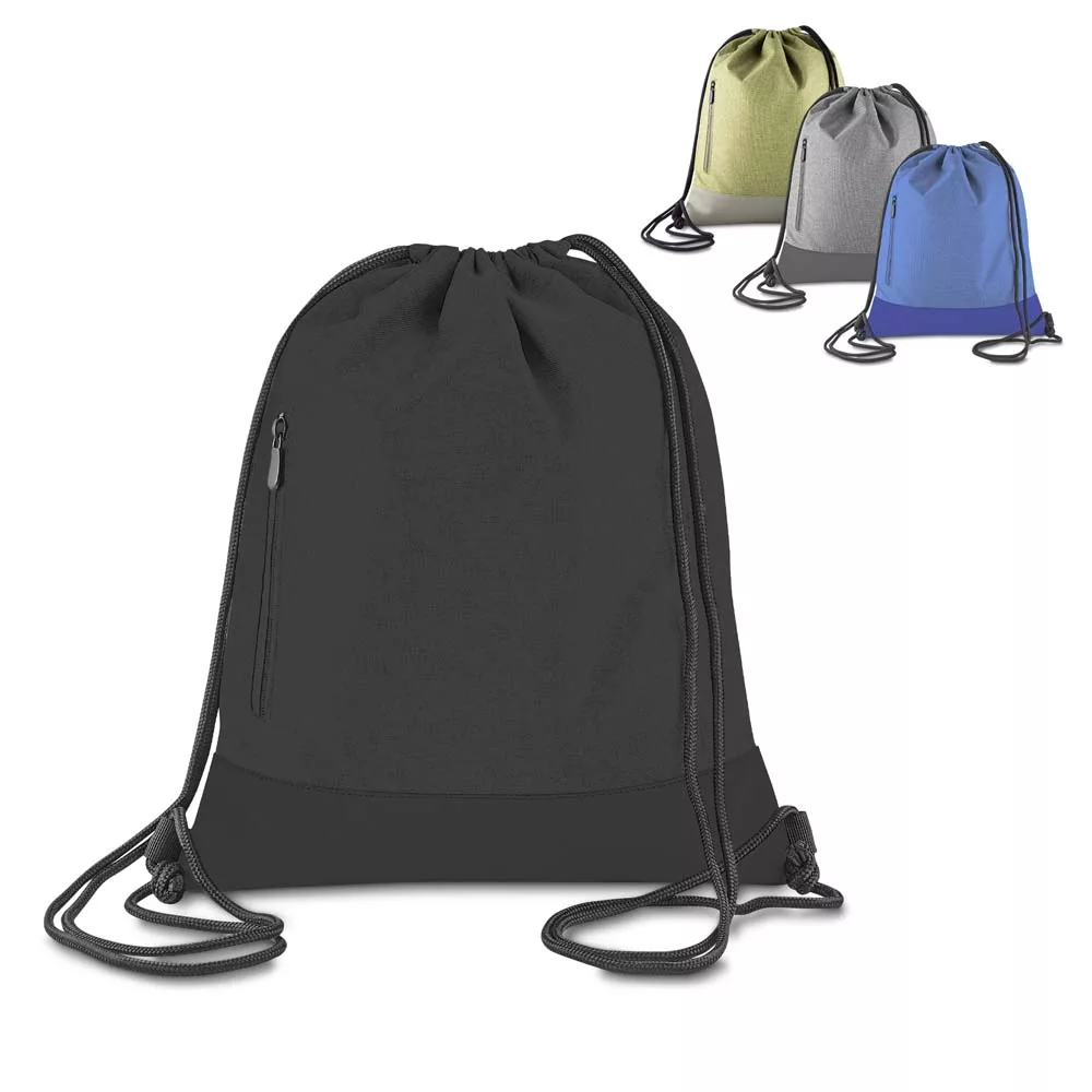 Sacola/Mochila em Poliéster 210D com PU 43x35cm